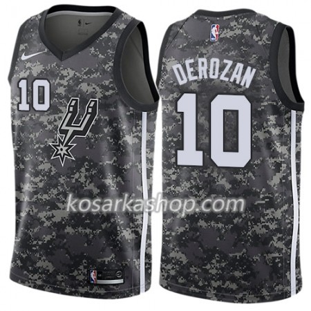Dres San Antonio Spurs DeMar DeRozan 10 Nike City Edition Crna Swingman
